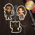 A Beast Caged in Briars Chibi Sticker Bundle