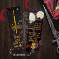 A Beast Caged in Briars Foiled Bookmark