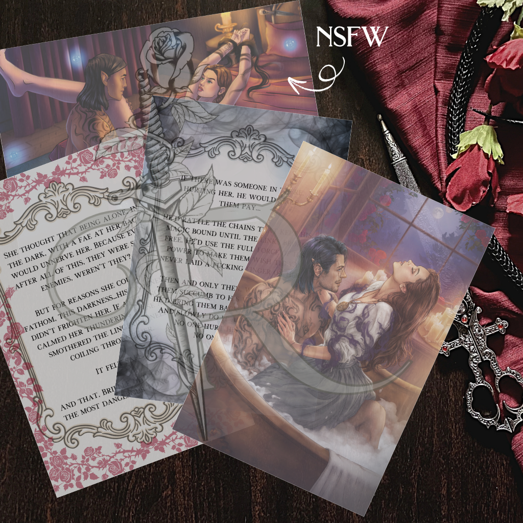 A Beast Caged in Briars Vellum Overlay Bundle